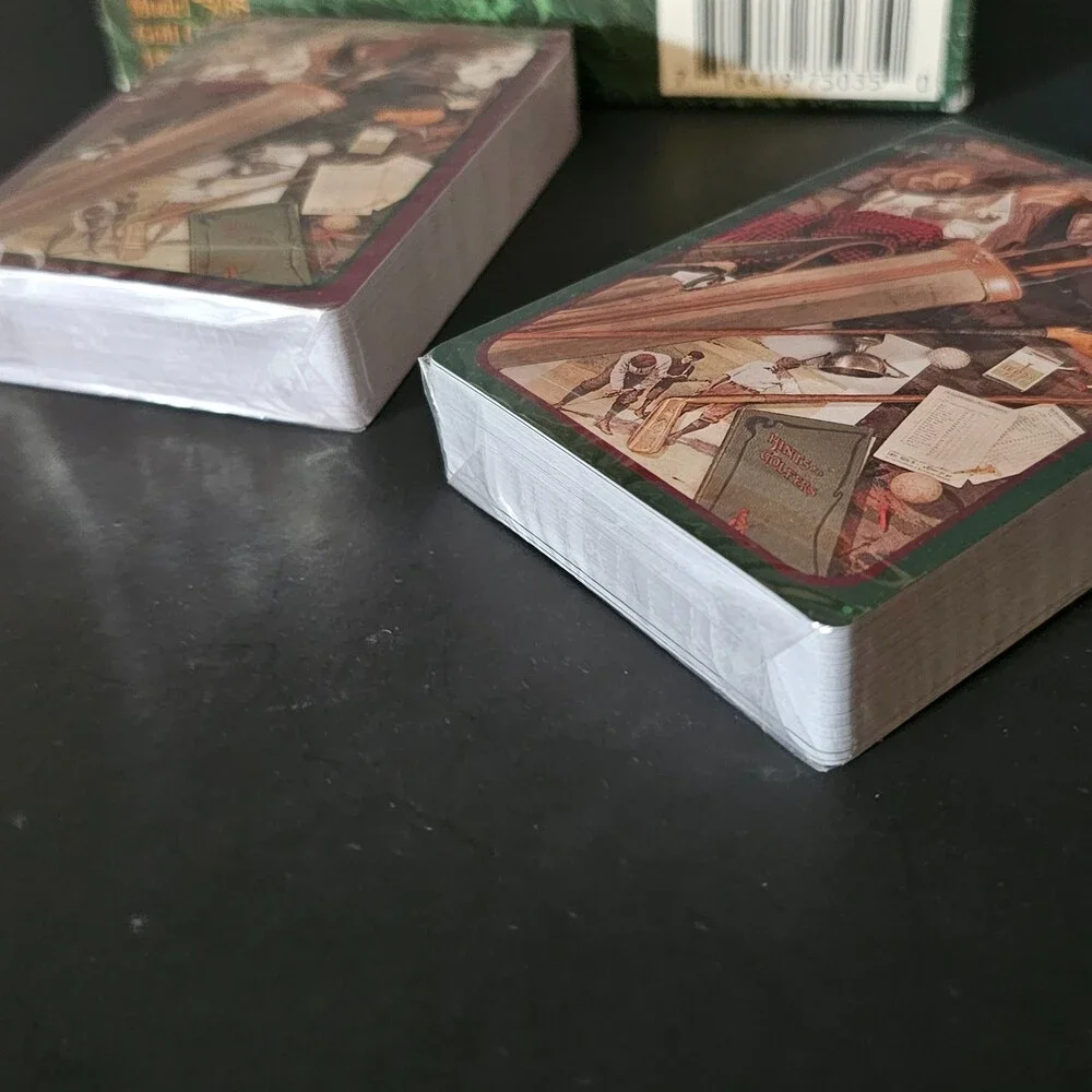 New Sealed Golf Playing Cards, 2 Decks, Open Box